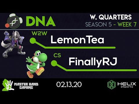 DNA S5:W7 - W2W | LemonTea (Wolf) Vs. CS | FinallyRJ (Yoshi) - W Quarterfinals