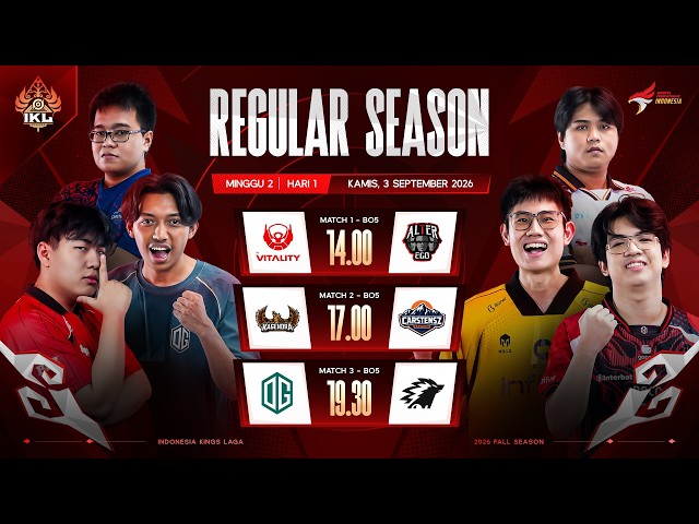 🔴 LIVE | HOK IKL FALL 2026 | Regular Season Week 2 - Day 1