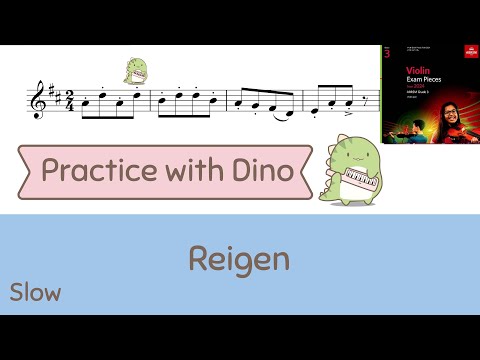 (Slow) Reigen -  Baklanova ABRSM 2024 Violin grade 3 (A3)