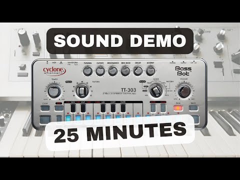 Cyclone Analogic TT-303 – 25 Minutes Synth Exploration | Sound Demo TB-303 Clone (No Talking)