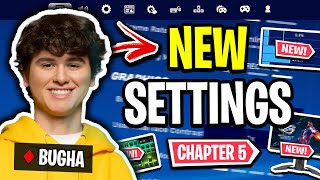 Bugha's NEW Settings In Fortnite Chapter 5! (UPDATED 2024)