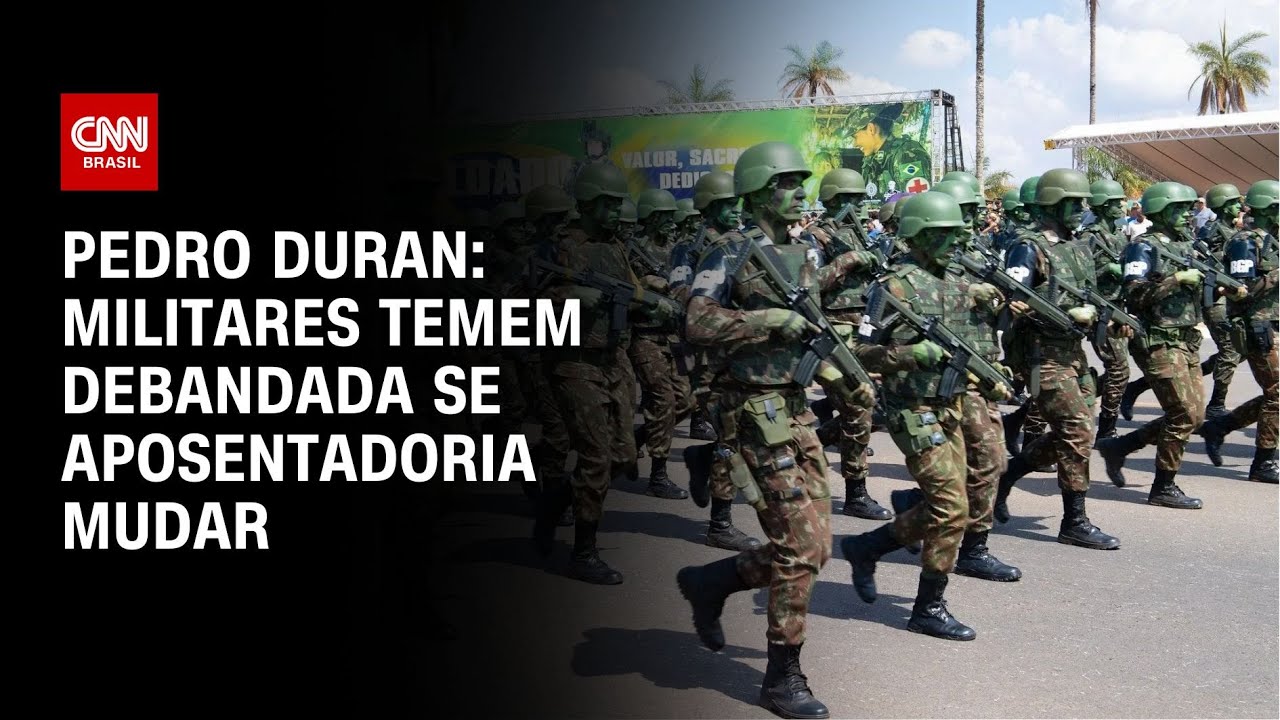 Pedro Duran: Militares temem debandada se aposentadoria mudar | LIVE CNN