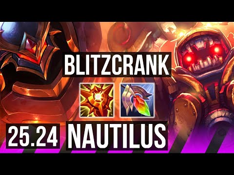 BLITZCRANK & Heimerdinger vs NAUTILUS & Yunara (SUP) | Electrocute | EUW Master | 25.24