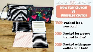 Logan and Lenora (NEW Flat clutch vs Wristlet clutch)!
