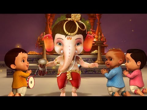 Ganpati Bappa Aa Rahe Hai Kids Song | Hindi Rhymes for Children | Infobells