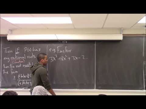 Math 1000-R03 Lecture 19 - More long division and factoring; Exponential Functions