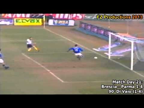 Serie A 2001-2002, day 21 Brescia - Parma 1-4 (Di Vaio 2nd goal)