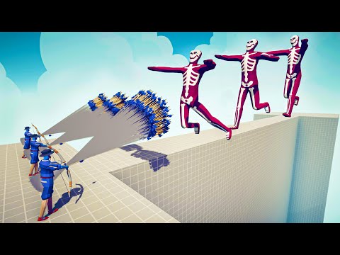 3x COLOSSAL TITAN vs 3x EVERY GOD - Totally Accurate Battle Simulator TABS