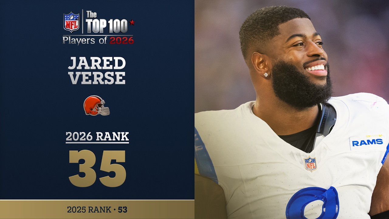 35: Jared Verse (DE, Browns) | Top 100 Players of 2026