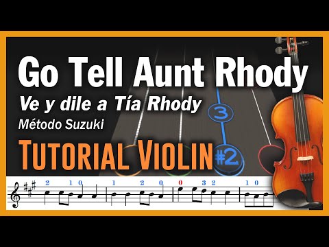 Go Tell Aunt Rhody | Ve y dile a Tía Rhody - Play Along Violín 🎻