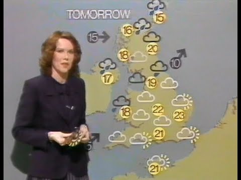Here is the Weather! - with Anne Purvis Friday 10th July 1981 BBC1