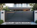 Modern Black Gate Designs That Redefine Luxury Homes | Minimalist Trending Designs 