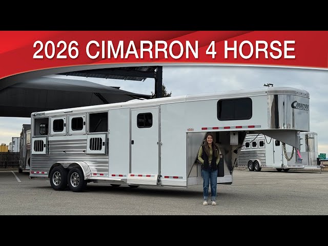 Preview image of 2026 Cimarron Norstar 4 Horse Dual Door Front Tack Room youtube video