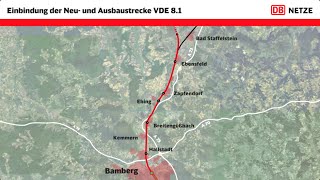 3D-Animation Einbindung der Neu- und Ausbaustrecke VDE 8.1, Abschnitt Hallstadt bis Ebensfeld