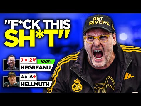 Phil Hellmuth Tilting For 43 Minutes Straight!