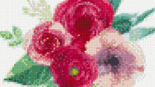 cross stitch world - fall flowers