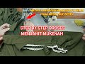 CARA MENJAHIT MUKENAH