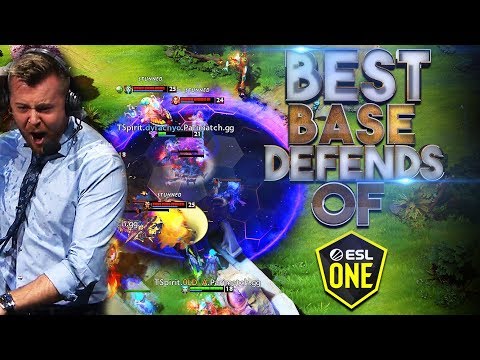 BEST & MOST EPIC BASE DEFENDS OF ESL Los Angeles 2020 - Dota 2