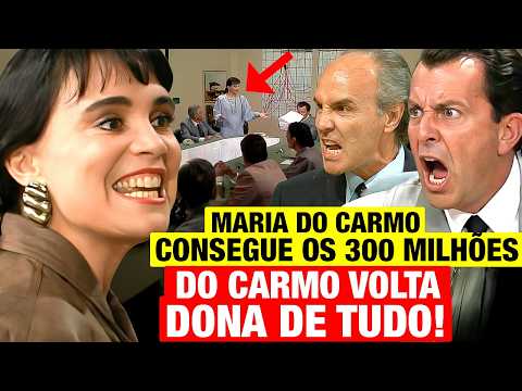 QUEEN OF THE SCRAP METAL: Maria do Carmo takes the 300 MILLION, buys SHARES and makes a TRIUMPHAN...