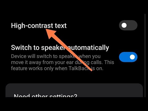 Poco x3 high contrast text settings , how to on off high contrast text Poco X3