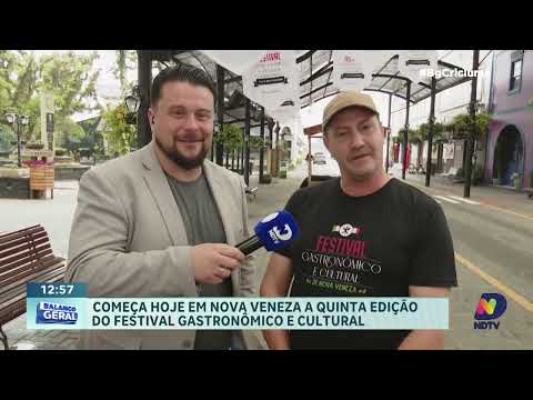 Nova Veneza recebe festival gastronômico com sabores italianos