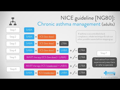 Asthma Management: NICE NG80 guidelines quick summary