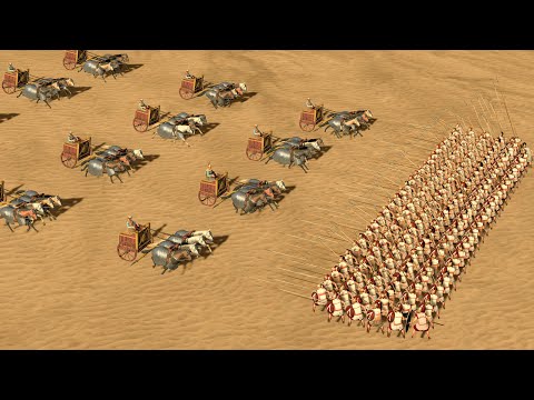 EVERY EGYPTIAN UNIT CHARGING a PHALANX WALL - Total War ROME 2