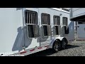2015 Kiefer Genesis 4 Horse Trailer 