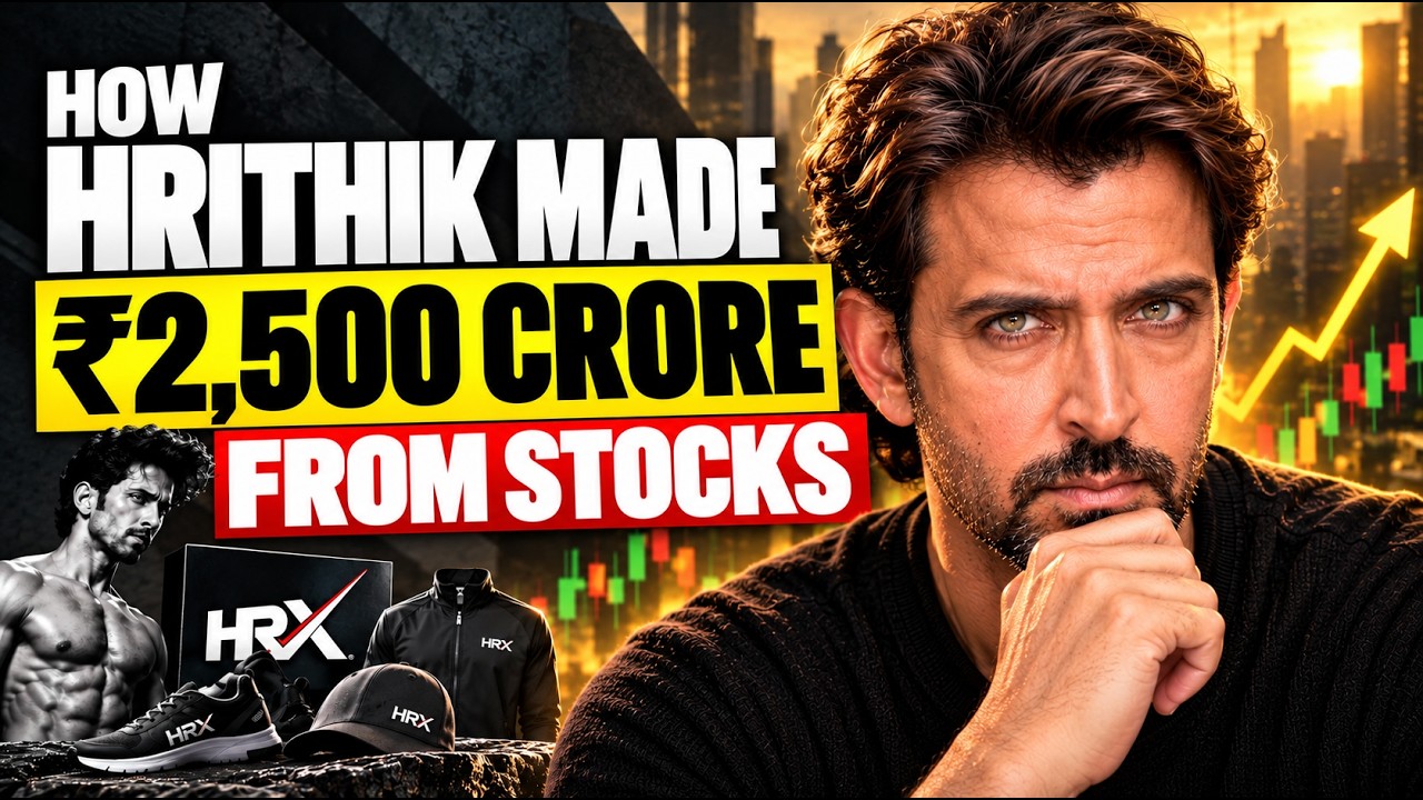How Hrithik Roshan Built His ₹2,500 Crore Empire with Stocks