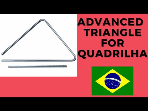 ADVANCED GROOVE IN TRIANGLE FOR BRAZILIAN QUADRILHA (ARRASTAPÉ)???????????? Triângulo avançado de Quadrilha!
