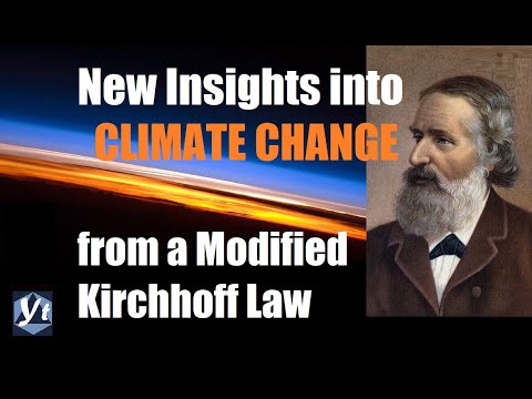 New Insights into Climate Change from a Modified Kirchhoff Law | Independent Climate Research 230314