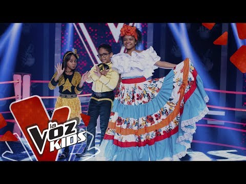 Leumas, Damar and Valentina sing in the Super Battles | The Voice Kids Colombia 2019