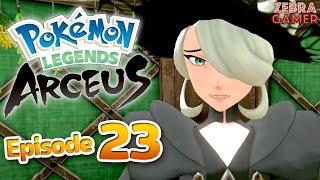 Pokemon Legends Arceus Gameplay Walkthrough Part 23 - The Researcher of Myths! Alpha Vespiquen!
