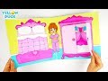 PAPER DOLLS PRINCESS DOLLHOUSE IN ALBUM PAPER QUIET BOOK FOR GIRLS