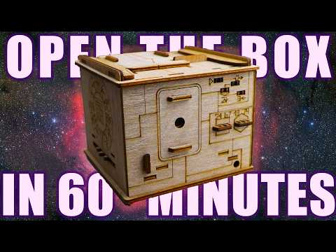SPACE Puzzle Box!! - 60-Minute Escape Room in a Box