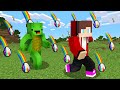 Rainbow Diamond Rain Vs Security House In Minecraft