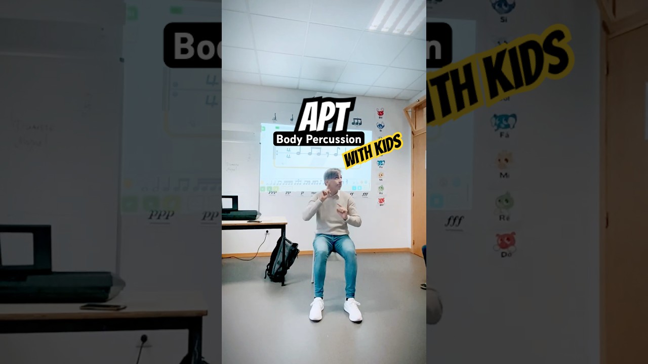 Body Percussion Fun with Kids! 🎶 Rosé & Bruno Mars Rhythm Challenge