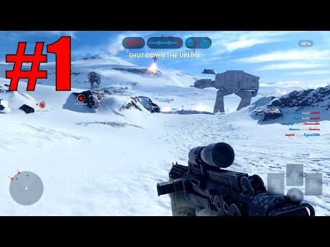 Star Wars Battlefront Multiplayer Gameplay!  Part 1 (PC 1080p Early Access Beta)