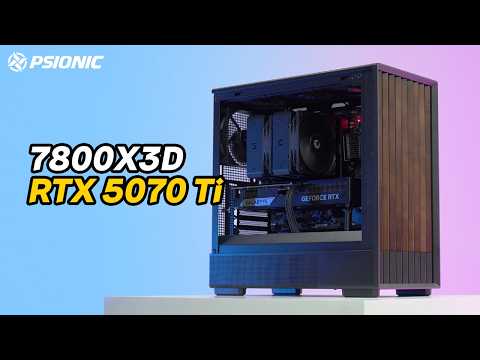 LED 하나 없어도 참 괜찮쥬? 😎 요즘 인기 좋은 블랙 우드 감성으로 게이밍 PC 구성했습니다. (RYZEN 7 7800X3D + RTX 5070 Ti)