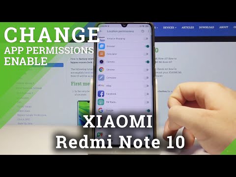How to Change App Permissions in XIAOMI Mi Note 10 – Manage App Permissions