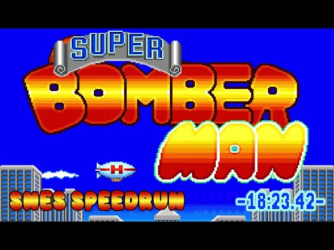 Super Bomberman Speedrun - SNES Any% - 18:23.42