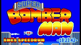Super Bomberman Speedrun - SNES Any% - 18:23.42