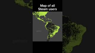 Map of all steam users