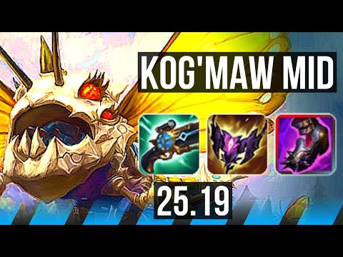 KOG'MAW vs YASUO (MID) | EUW Challenger | 25.19