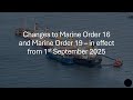 NEW Changes To Marine Order 16 And Marine Order In 2025