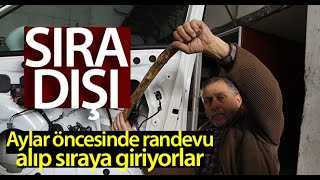 Trabzonlu Kaporta Ustası, Ağaç Parçalarıyla Hasarlı Araçları Orijinale