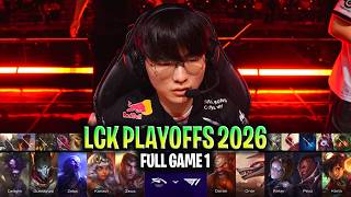 T1 vs HLE GAME 1 LCK PLAYOFFS LOWER FINALS 2026 | FULL GAME | T1 vs HANWHA G1 LCK PLAYOFFS 2026