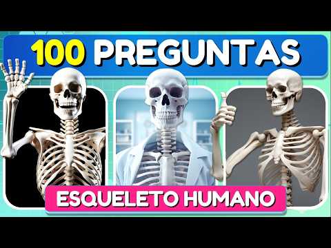 ✅101 Preguntas Sobre el "SISTEMA ÓSEO" 🦴💀🤓 | Test/Trivia/Quiz