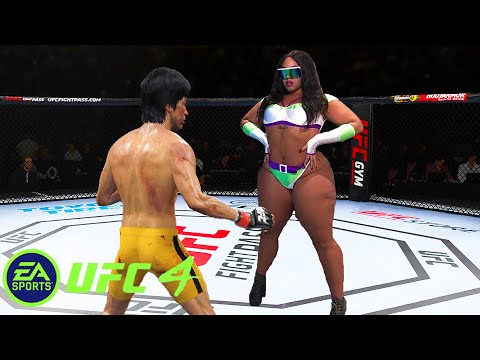 UFC4 Bruce Lee vs Alexus Danisha  EA SPORTS UFC 4 - PS5