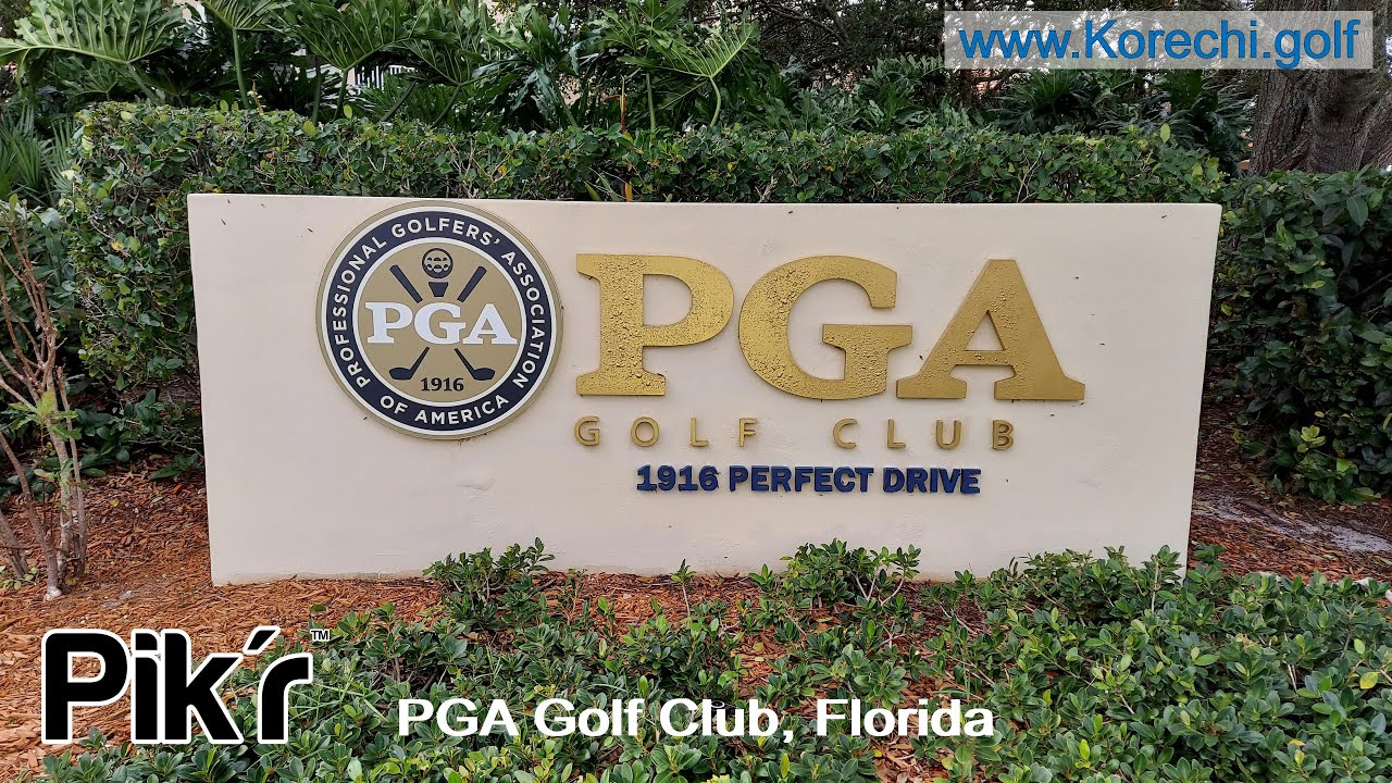 Pik'r golf range picking robot at PGA Golf Club, FL